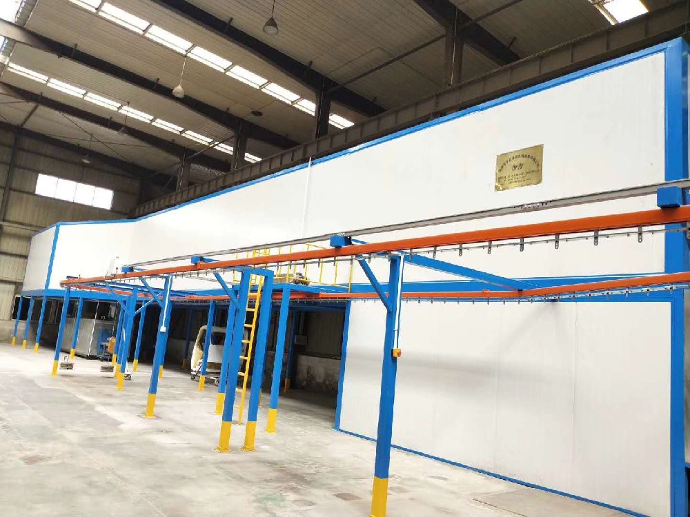 工程车配件喷粉涂装线