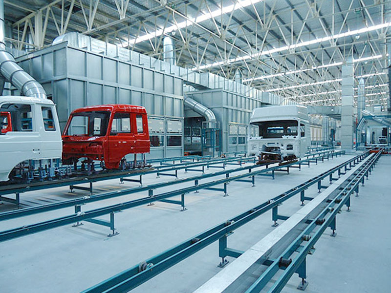 地面积放式输送链